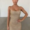 Embellished Mini Dress In Gold -Women Clothes Shop 1411 2 drop a glint gold embellished mini dress