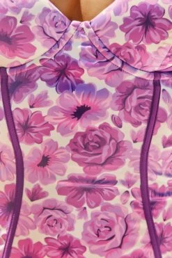 Strapless Satin Mini Dress In Lilac -Women Clothes Shop 2974 7 time to blossom lilac strapless sweetheart neck panels piping floral mini dress