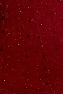 Embellished Cowl Neck Mini Dress In Red -Women Clothes Shop 5322 12 Seychelles Red Scoop Mini Dress