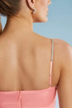 Wrap Midi Dress In Blush -Women Clothes Shop 5586 9 Farrah Blush Wrap Midaxi Dress