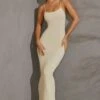 Scoop Neck Maxi Dress In Ivory