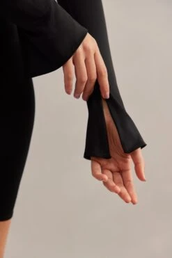 Off The Shoulder Mini Dress In Black -Women Clothes Shop 5867 9 Lilardia Black Open Back Mini Dress