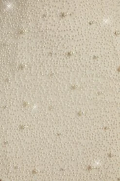 Embellished Bandeau Maxi Dress In Ivory -Women Clothes Shop 6126 12 Belgravia Ivory Pearl Embellished Bandeau Split Maxi Dress