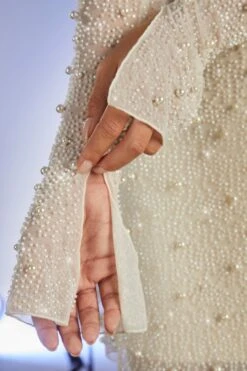 Embellished Asymmetric Corset Mini Dress In Ivory -Women Clothes Shop 6129 8 Soho Ivory Asymmetric Cowl Neck Corset A Line Mini With Ots Sleeve