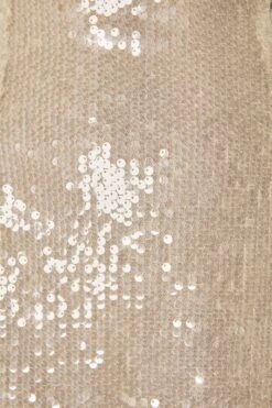 Off The Shoulder Sequin A-Line Mini Dress In Ivory -Women Clothes Shop 6563 9 Ivory Off Shoulder Aline Dress