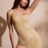Embellished Asymmetric Ultra Mini Dress In Gold -Women Clothes Shop 6934 1 Gold Embellished Asymetric One Shoulder Mini Dress