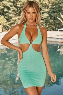 Darany Plunge Hoop Detail Cut Out Mini Dress In Aqua -Women Clothes Shop ns0027 1 darany aqua cutout ring detail bodycon minidress 1 c3f8dc0c 213f 4528 a6f3 581c6cbd21b8